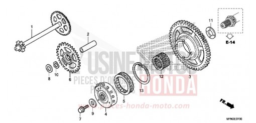 STARTING CLUTCH CB1000RF de 2015